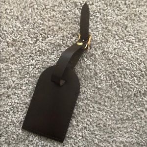 Authentic Brown Louis Vuitton luggage tag